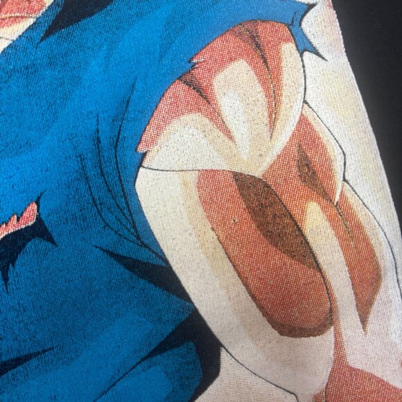 DBZ Shirt Large Black All Over Graphic Print Anime Handmade Indie Artist Tee - Picture 12 of 16